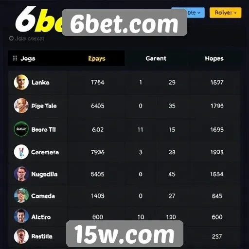 comparação de jogos oferecidos na plataforma 6bet