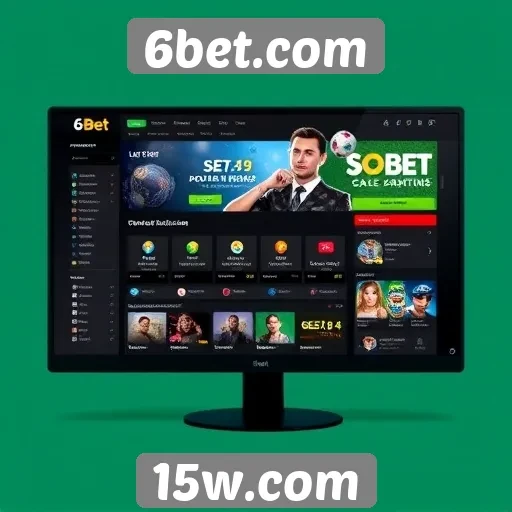 Avaliação da interface do usuário do 6bet.com